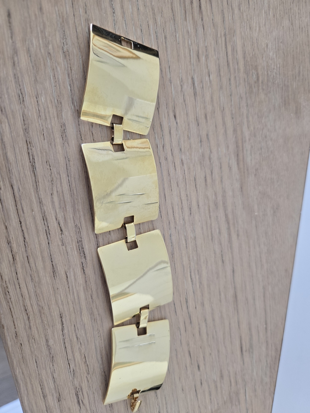 Trina Turk Gold Tone Linked Bracelet